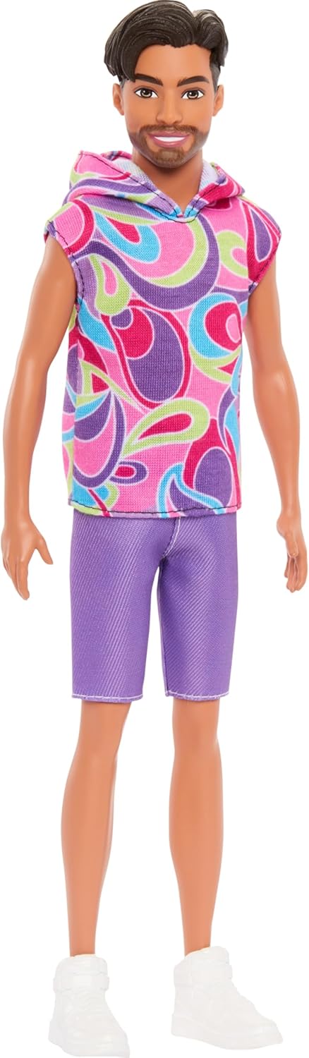 Mattel Barbie: Ken - Lutka z rjavimi lasmi, Fashionistas (HRH26)