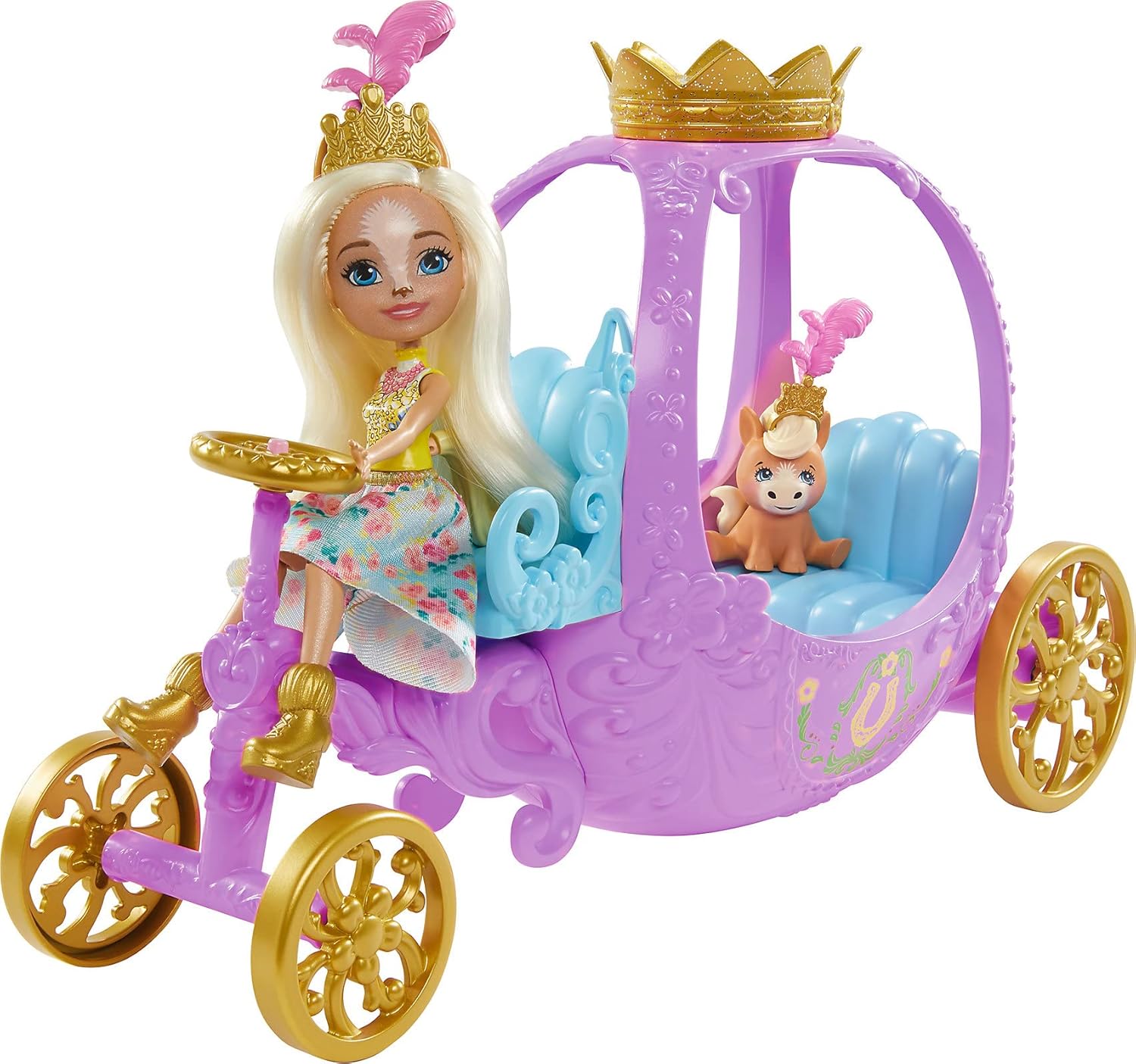 Mattel Kraljevski Enchantimals - Królewska karoca (GYJ16)