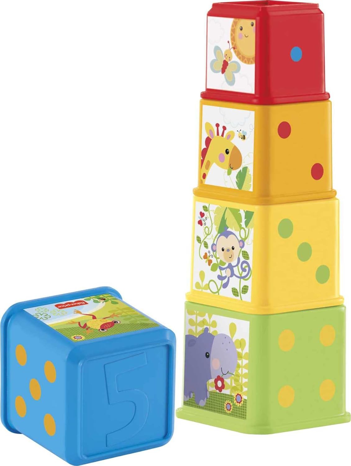 Fisher-Price - Układaj i Odkrywaj Klocki (CDC52)