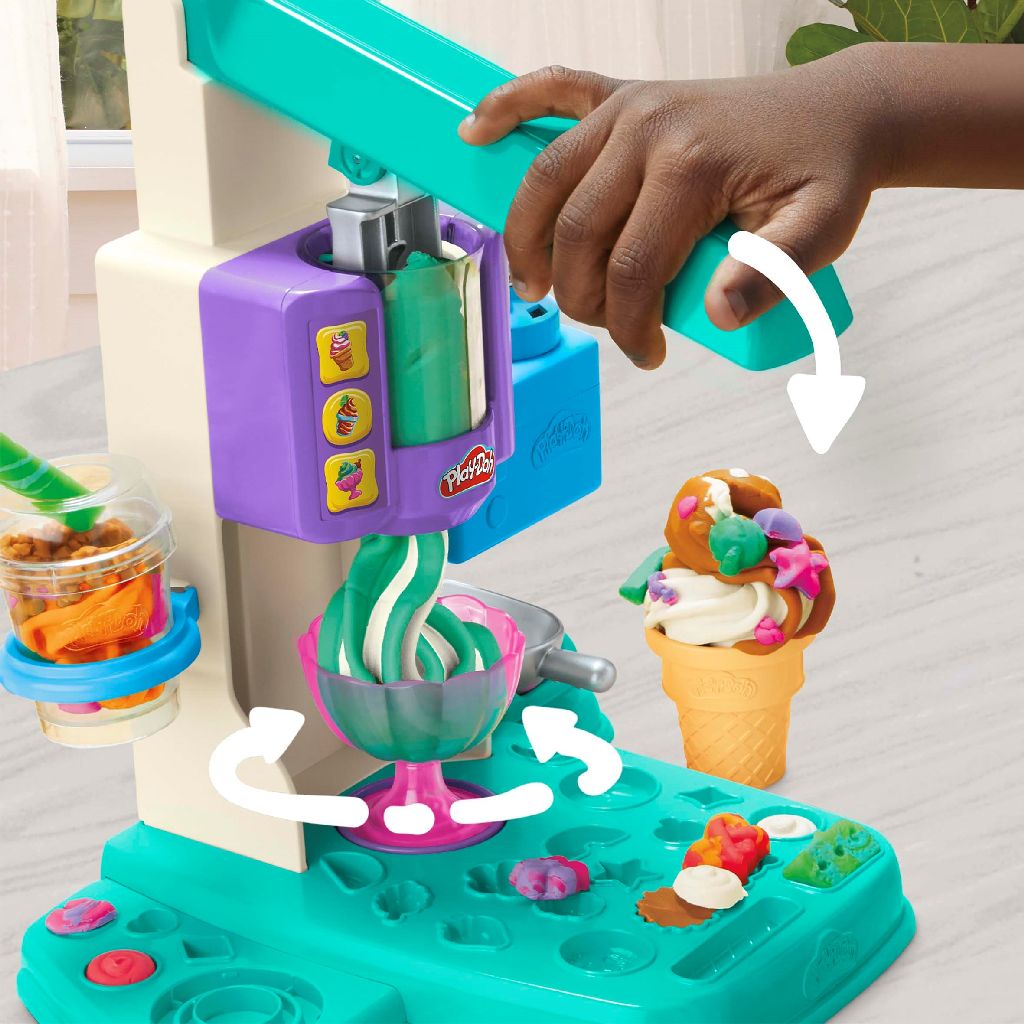 Hasbro Play-Doh: Zestaw lodów tęczowych (G0028)