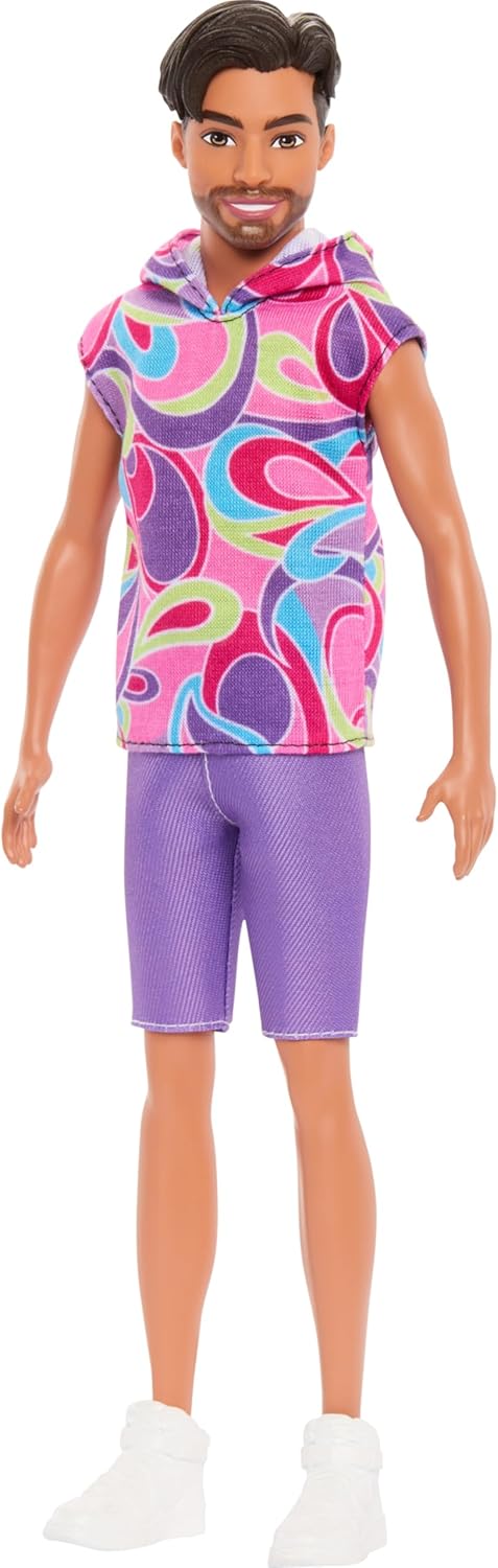 Mattel Barbie: Ken - Lutka z rjavimi lasmi, Fashionistas (HRH26)