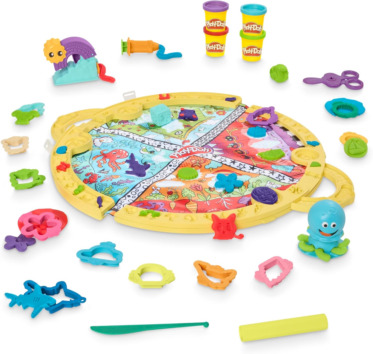 Hasbro Play-Doh Zestaw startowy: Składana mata do zabawy (F9143)