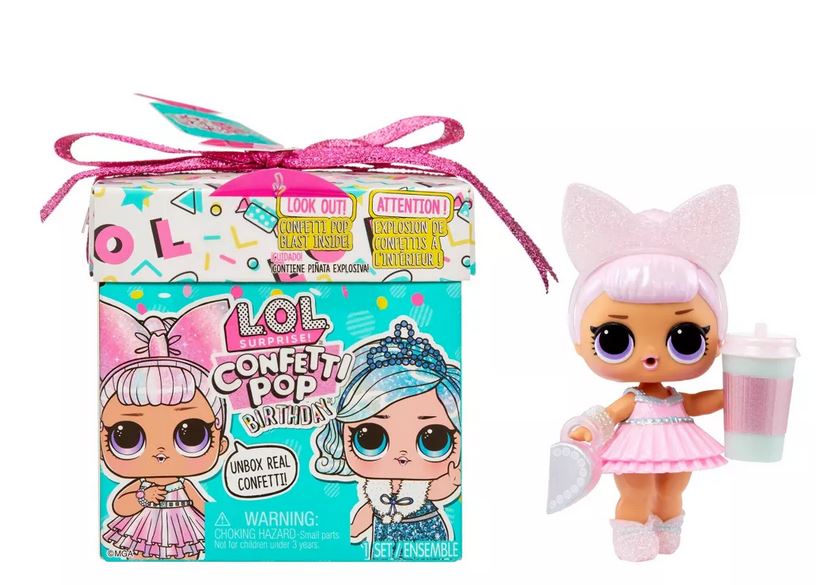 MGA L.O.L. Niespodzianka: lalka urodzinowa Confetti Pop (PDQ) (589969EUC)