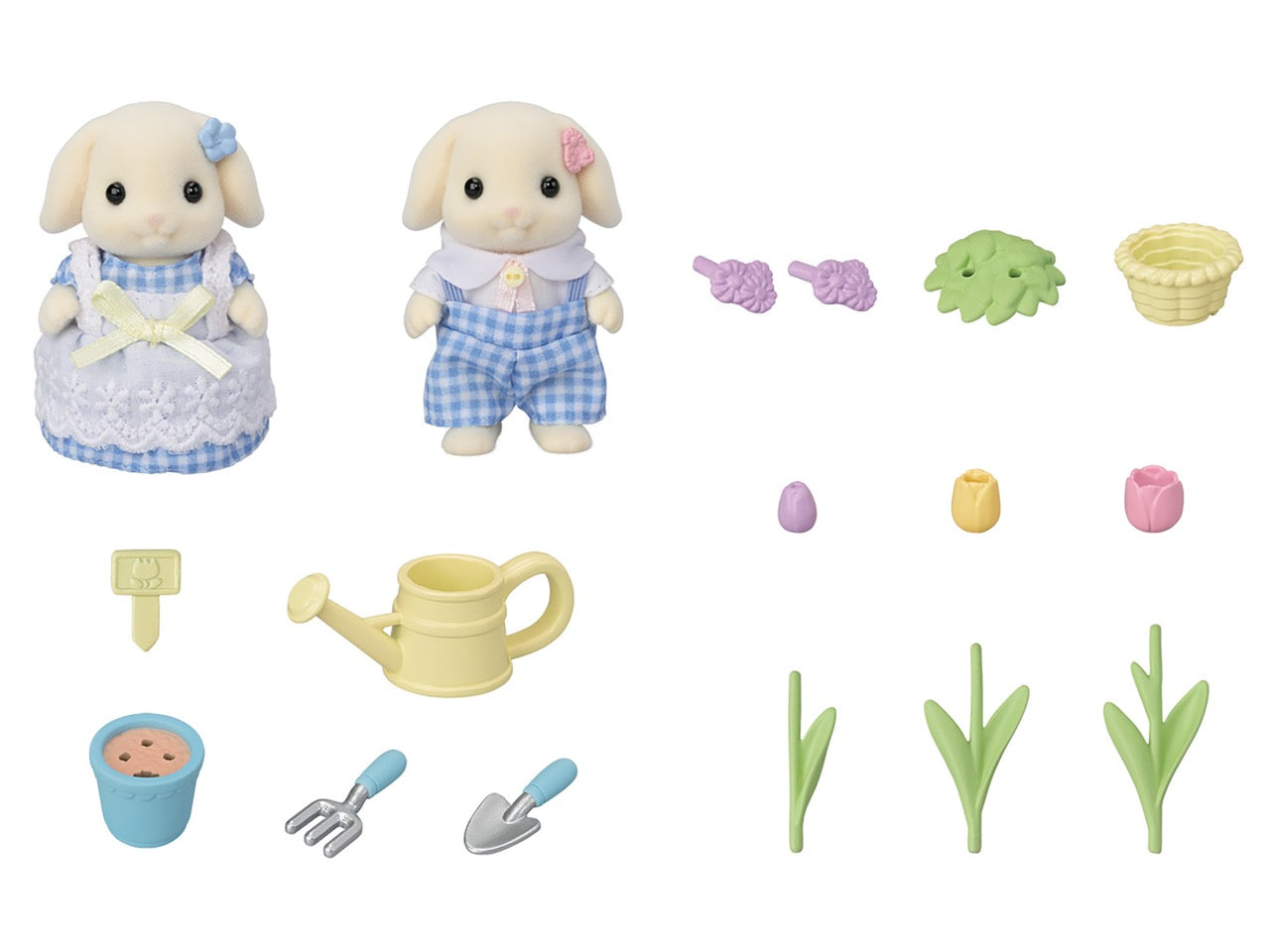 Zestaw do ogrodnictwa kwiatowego - Siostrzyczka i braciszek Flora Rabbit